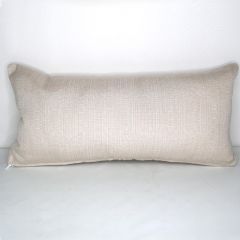 Indoor/Outdoor Sunbrella Linen Natural - 23x11 Throw Pillow