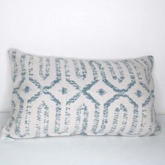 Indoor/Outdoor Sunbrella Mina II Mineral - 20x12 Throw Pillow