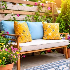 Custom Outdoor Bench Cushions