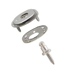 Lift-the-DOT® Locking Fastener Set - Cloth-to-Surface (Nickel-Plated Brass)