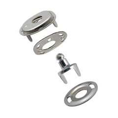 Lift-the-DOT® Locking Fastener Set - Cloth-to-Cloth (Nickel-Plated Brass)