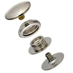 DOT® Baby Durable™ Cloth-to-Cloth Snap Fastener Set (Nickel Plated) 0.179 inch Post