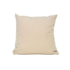 Outdoor Sunbrella RAIN Canvas Antique Beige Waterproof Fabric Throw Pillow