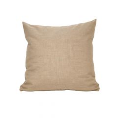 Outdoor Sunbrella RAIN Canvas Heather Beige Waterproof Fabric Throw Pillow