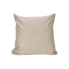 Outdoor Sunbrella RAIN Linen Champagne Waterproof Fabric Throw Pillow