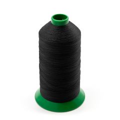 A&E Poly Nu Bond Twisted Non-Wick Polyester Thread Size 69 #4608 Black
