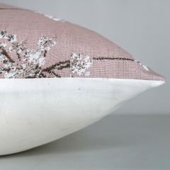 Sunbrella Stem Blush Indoor / Outdoor Pillow Sham Cover 26.5 x 19.5 (quick ship)