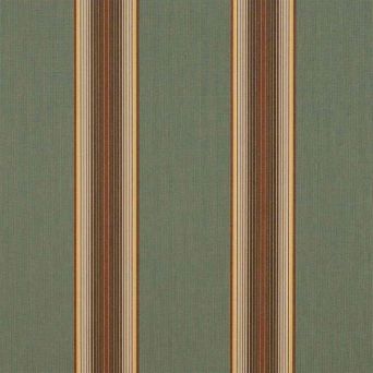 Sunbrella Forest Vintage Bar Stripe 4949-0000 46-Inch Awning / Marine Fabric