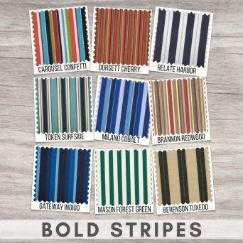 Sunbrella Sample Pack - Bold Stripes