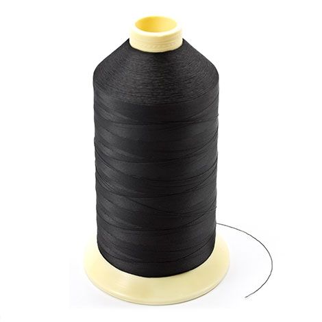 Buy Coats Ultra Dee Polyester Thread Soft Non Bonded Gral Anti-Static  Finish Size 69 (#24) Black (1 Each is 16oz)