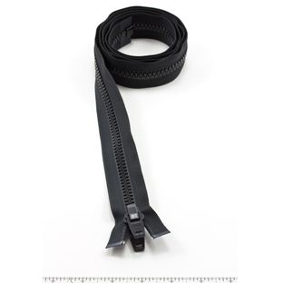 YKK #10VS Vislon 2-Way Open Zipper 34 - Black 