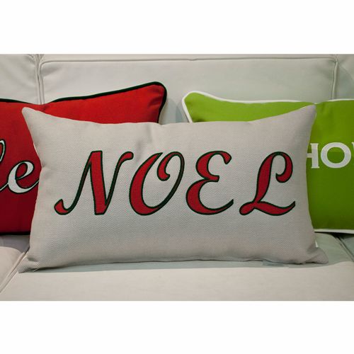 Green hot sale holiday pillows