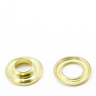 Brass Grommets with Plain Washers – Size #3