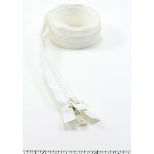 Lenzip #10 Chain Vislon Zipper Tape by the Yard - Black