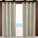 Sunbrella Canvas Canvas 5453-0000 Outdoor Curtain with Grommets