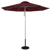 East Coast 9ft Octagon Commercial Heavy Duty Aluminum Double Pulley Lift Umbrella with Fiberglass Ribs and Sunbrella Fabric