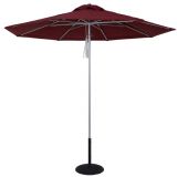 East Coast 9ft Octagon Commercial Heavy Duty Aluminum Double Pulley Lift Umbrella with Fiberglass Ribs and Sunbrella Fabric