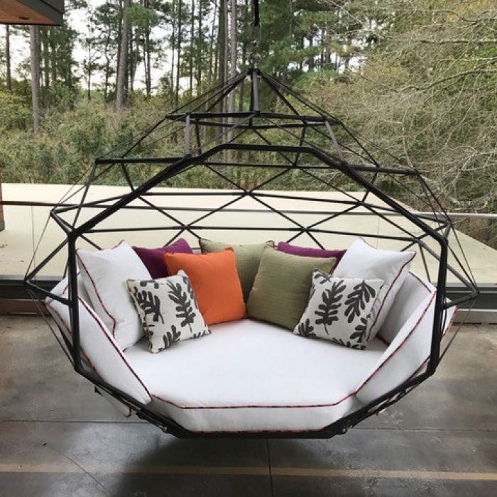 hanging porch swing bed